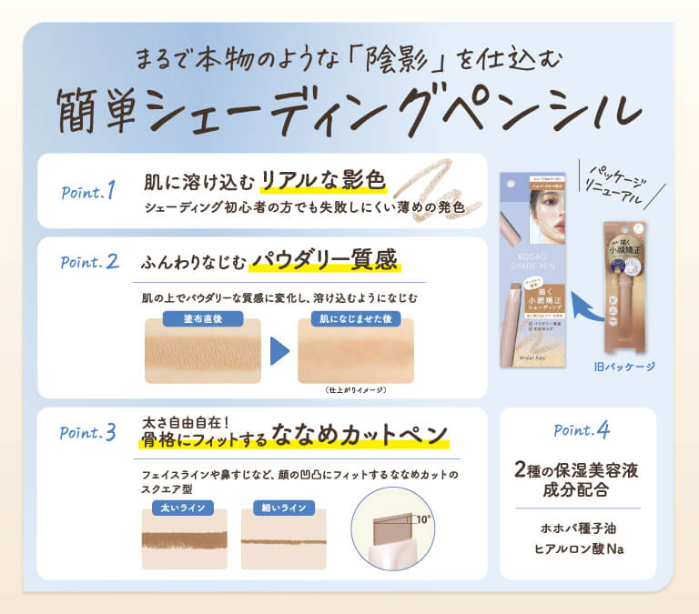 簡単シェーディングペンシル