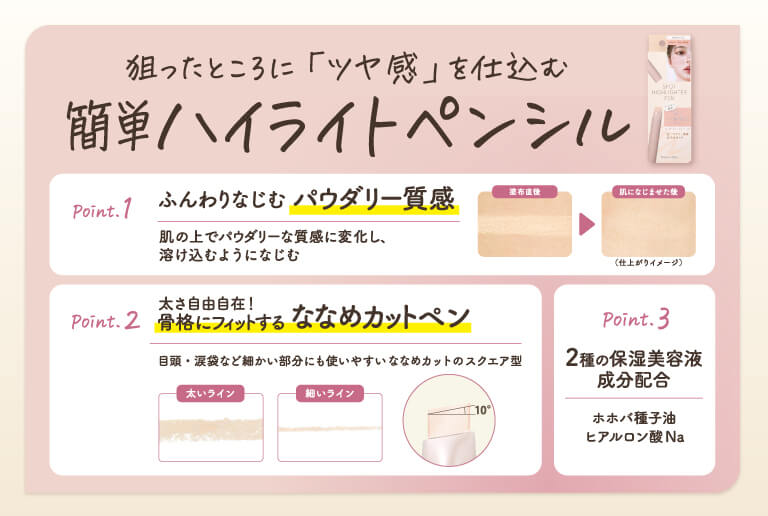 簡単ハイライトペンシル